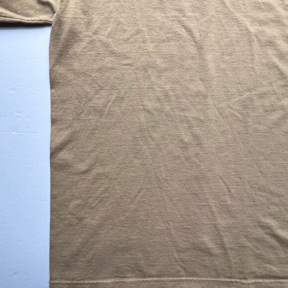 Vintage Bison Buffalo Roamed The Plains Feather Colorado Nature T Shirt M Tan - Picture 5 of 6